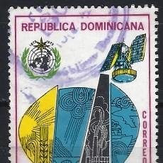 Sellos: DOMINICANA 1973 - CENTENARIO DE LA ORG. METEOROLÓGICA INTERNACIONAL - USADO. Lote 310506923