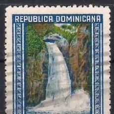 Sellos: DOMINICANA 1947 - CATARATA DE JIMENOA - USADO. Lote 310507958