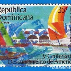 Sellos: REPUBLICA DOMINICANA. 1985. CENTENARIO DESCUBRIMIENTO DE AMERICA. Lote 318594463