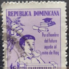 Sellos: REPÚBLICA DOMINICANA 1972 PROTECCIÓN A LA INFANCIA. USADO. Lote 346704473