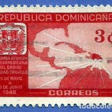 Francobolli: REPUBLICA DOMINICANA. 1940. MAPA DEL CARIBE