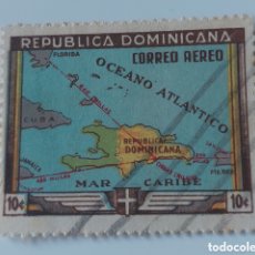 Sellos: SELLO REPÚBLICA DOMINICANA MAPA 10
