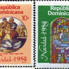 Sellos: 308119 MNH DOMINICANA 1988 NAVIDAD