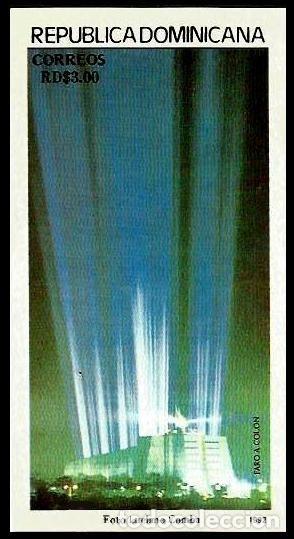 Stamps: R. DOMINICANA 1992 FARO DE COLON