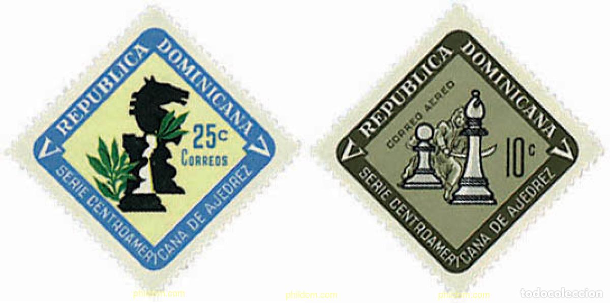 Timbres: 30635 MNH DOMINICANA 1967 5 SERIE CENTROAMERICANA DE AJEDREZ