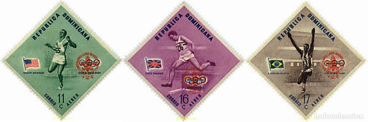 Sellos: 624961 MNH DOMINICANA 1957 CENTENARIO DEL NACIMIENTO DE LORD BADEN-POWELL