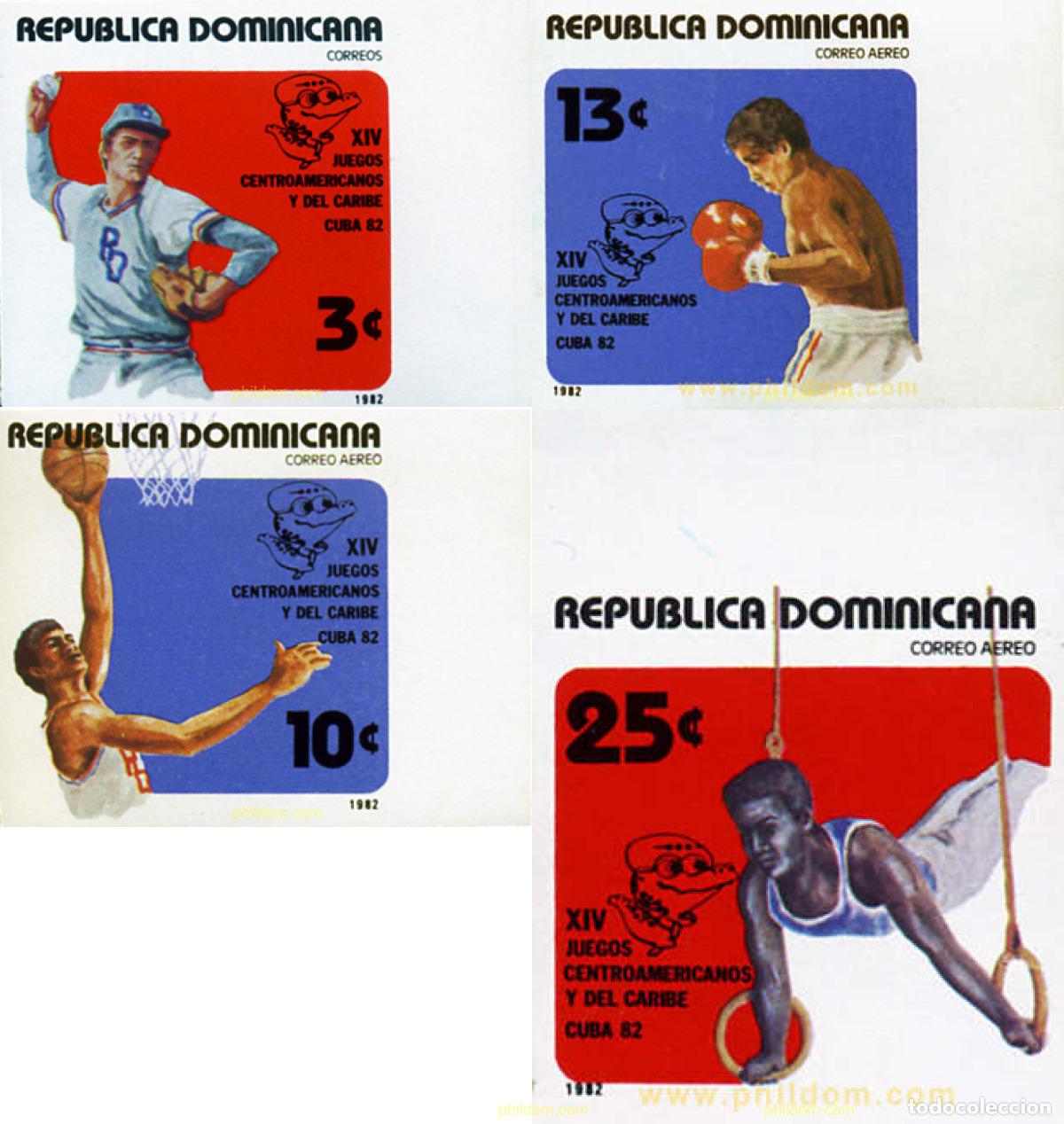 Sellos: 17048 MNH DOMINICANA 1982 14 JUEGOS PANAMERICANOS Y DEL CARIBE