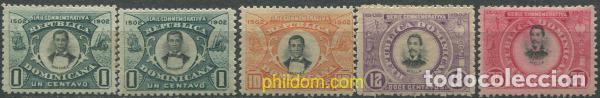 Sellos: 688366 HINGED DOMINICANA 1902 4 CENTENARIO DE LA FUNDACION DE SANTO DOMINGO