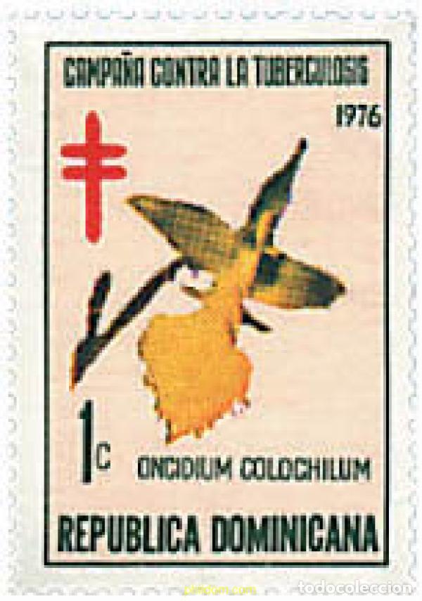 Sellos: 84512 MNH DOMINICANA 1976 ANTITUBERCULOSIS