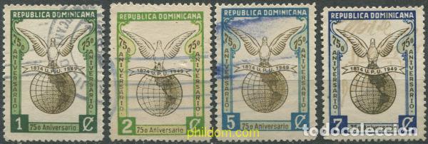 Sellos: 688256 USED DOMINICANA 1949 75 ANIVERSARIO DE LA UPU
