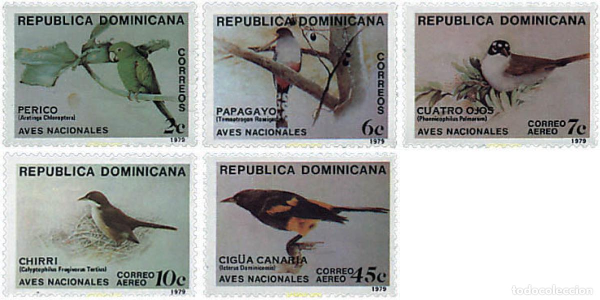 Briefmarken: 35066 MNH DOMINICANA 1979 PAJAROS DE DOMINICANA