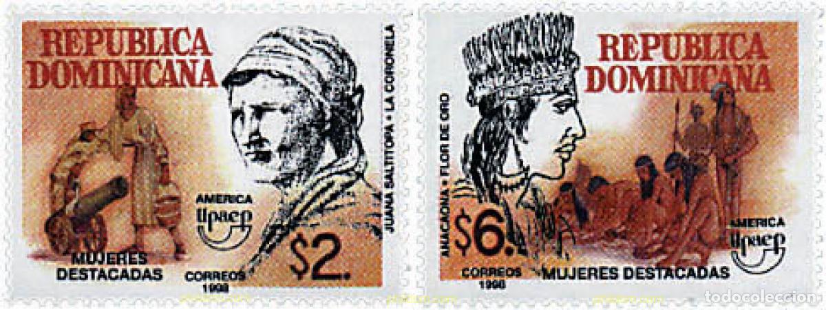 Briefmarken: 52467 MNH DOMINICANA 1998 AMERICA-UPAEP 1998 - MUJERES CELEBRES