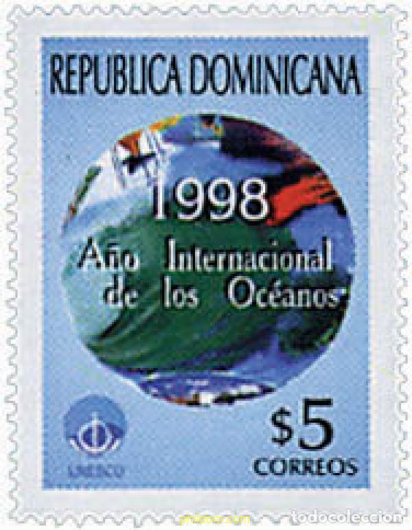 Sellos: 51577 MNH DOMINICANA 1998 A&Ntilde;O INTERNACIONAL DE LOS OCEANOS