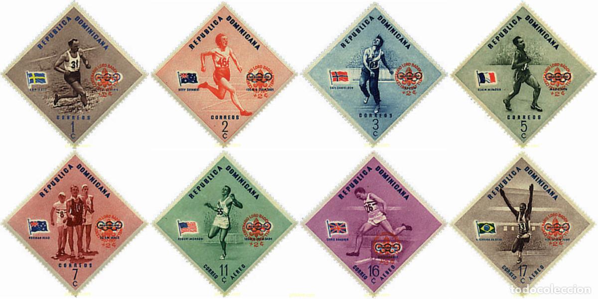 Sellos: 72940 MNH DOMINICANA 1957 CENTENARIO DEL NACIMIENTO DE LORD BADEN-POWELL