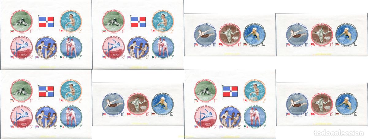 Sellos: 13604 MNH DOMINICANA 1960 17 JUEGOS OLIMPICOS VERANO ROMA 1960