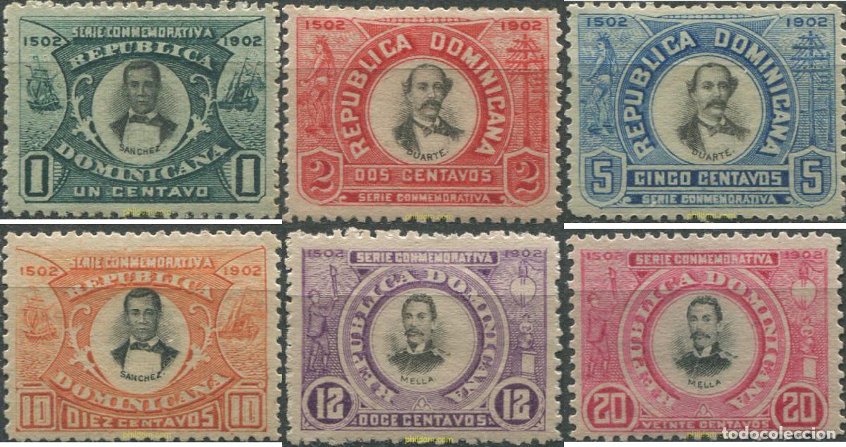 Sellos: 688364 HINGED DOMINICANA 1902 4 CENTENARIO DE LA FUNDACION DE SANTO DOMINGO