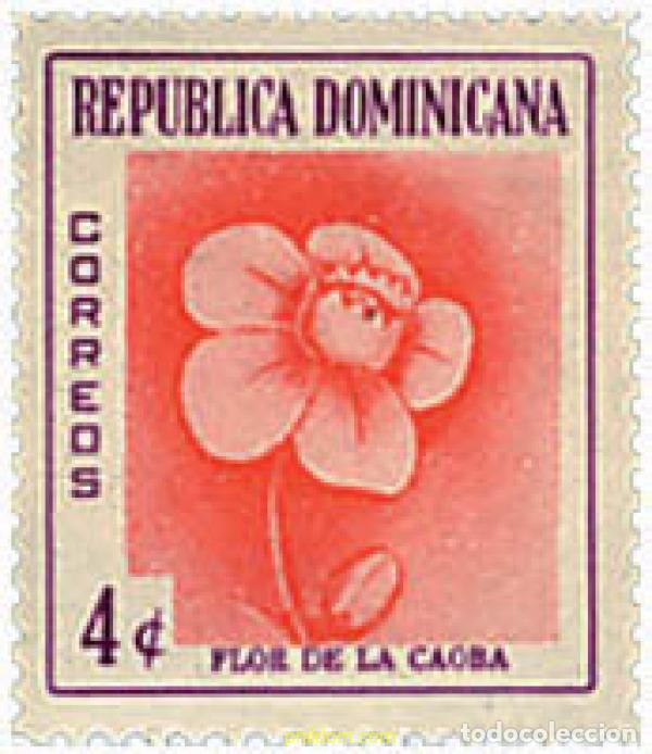 Selos: 266972 MNH DOMINICANA 1957 FLOR NACIONAL