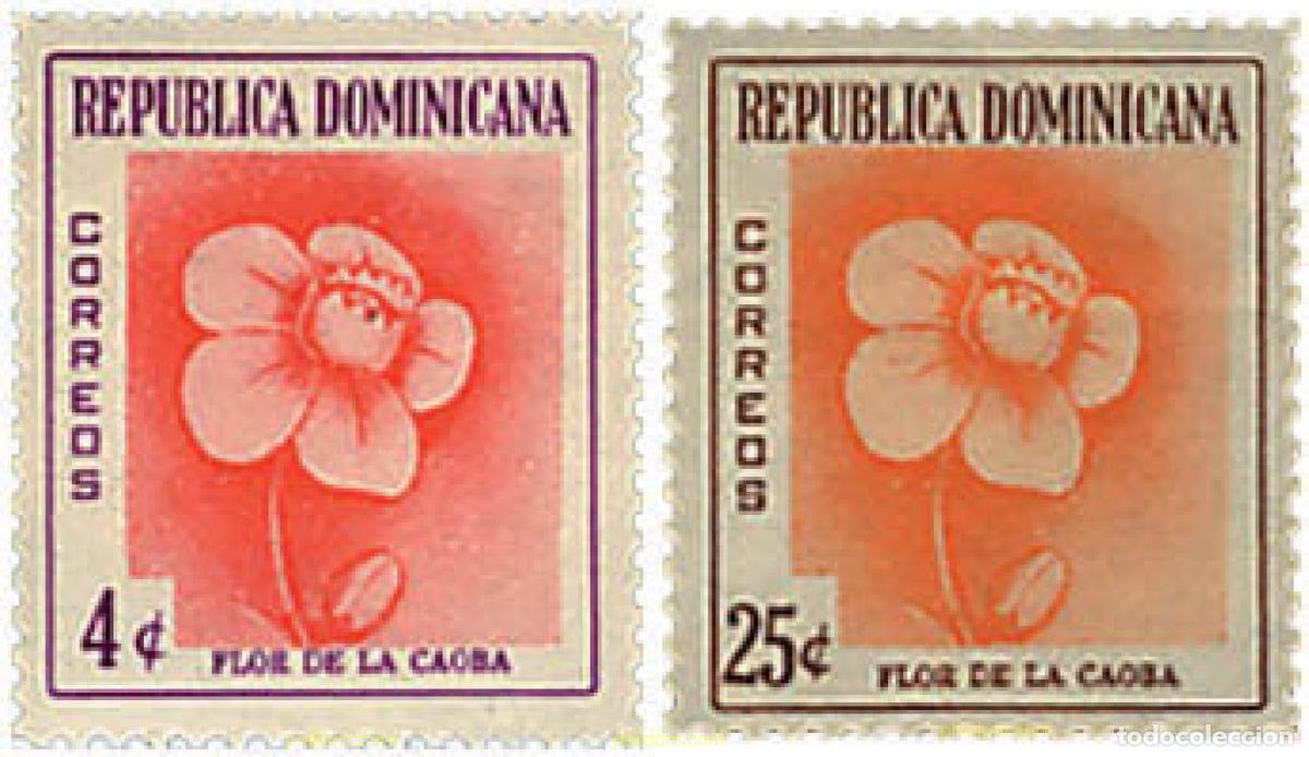 Selos: 300443 MNH DOMINICANA 1957 FLOR NACIONAL