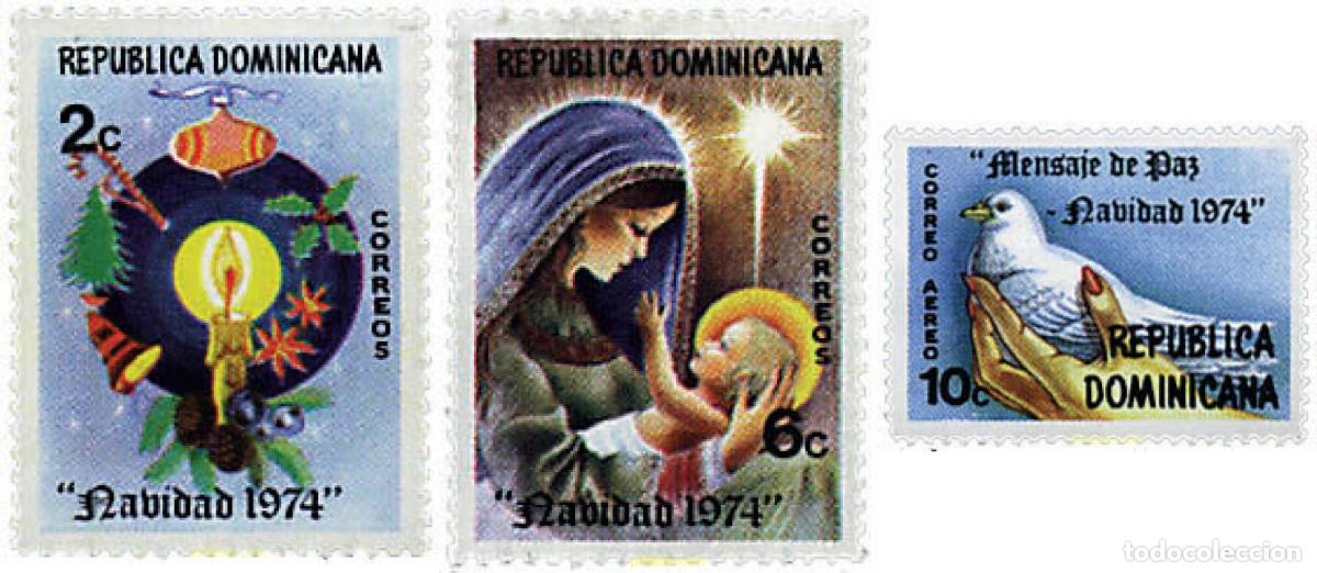 Sellos: 33496 MNH DOMINICANA 1974 NAVIDAD