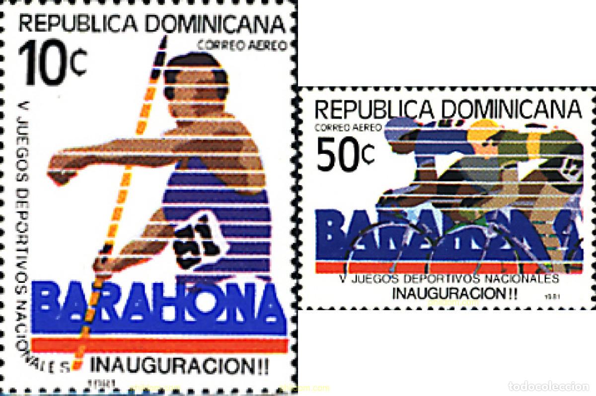 Francobolli: 26871 MNH DOMINICANA 1981 5 JUEGOS DEPORTIVOS NACIONALES.