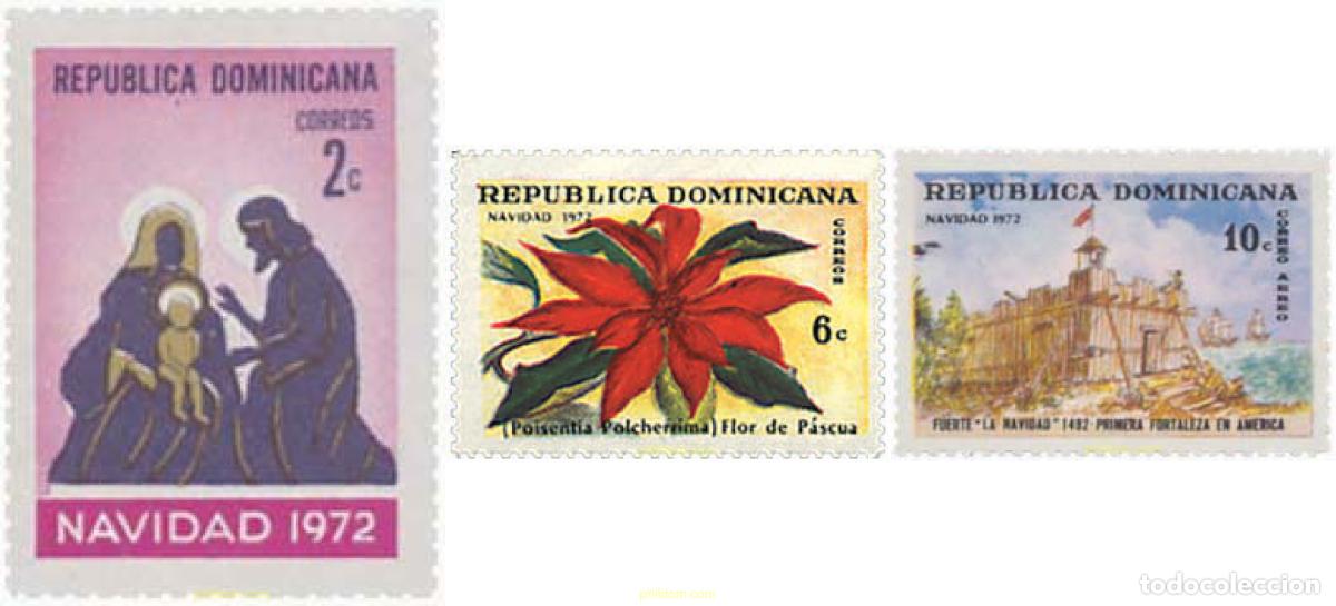 Sellos: 90575 MNH DOMINICANA 1972 NAVIDAD