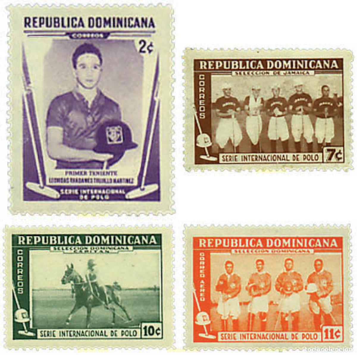 Sellos: 30008 MNH DOMINICANA 1959 MATCH DE POLO JAMAICA-DOMINICANA