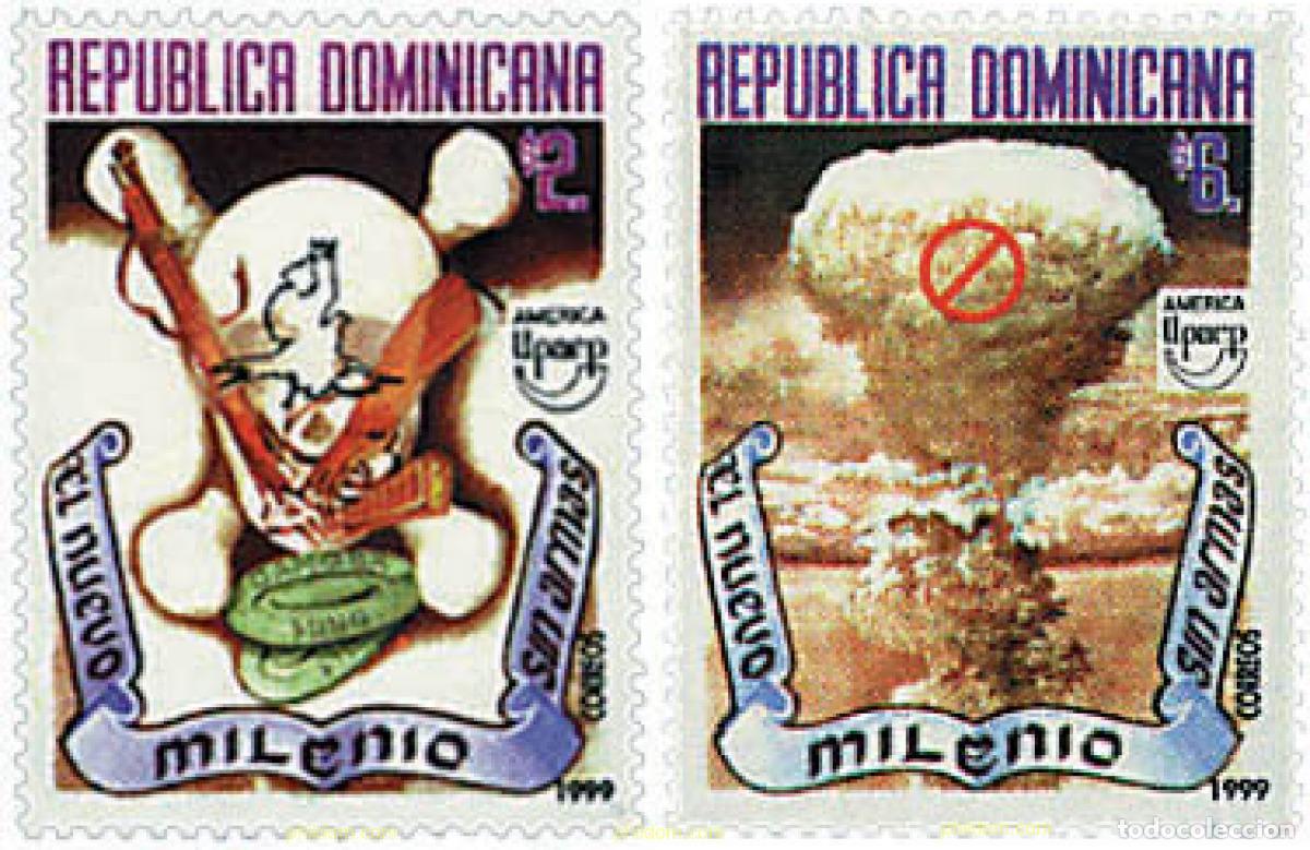 Timbres: 52468 MNH DOMINICANA 1999 AMERICA-UPAEP 1999 - EL NUEVO MILENIO SIN ARMAS