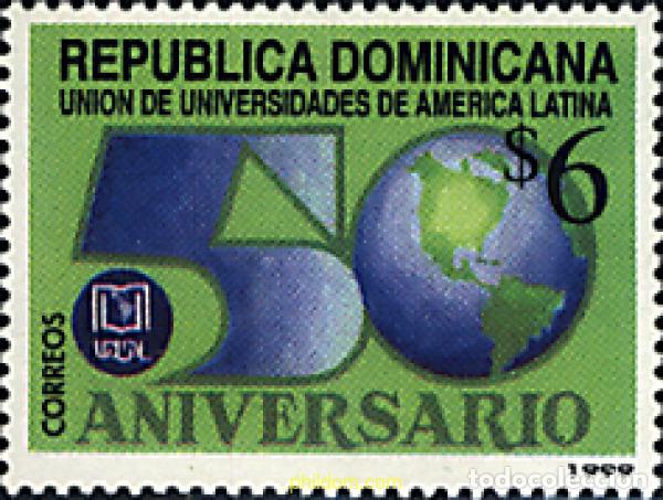 Francobolli: 51595 MNH DOMINICANA 1999 50 ANIVERSARIO DE LA UDUAL (UNION DE UNIVERSIDADES DE AMERICA LATINA)