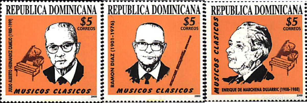 Francobolli: 64800 MNH DOMINICANA 2000 MUSICOS CLASICOS