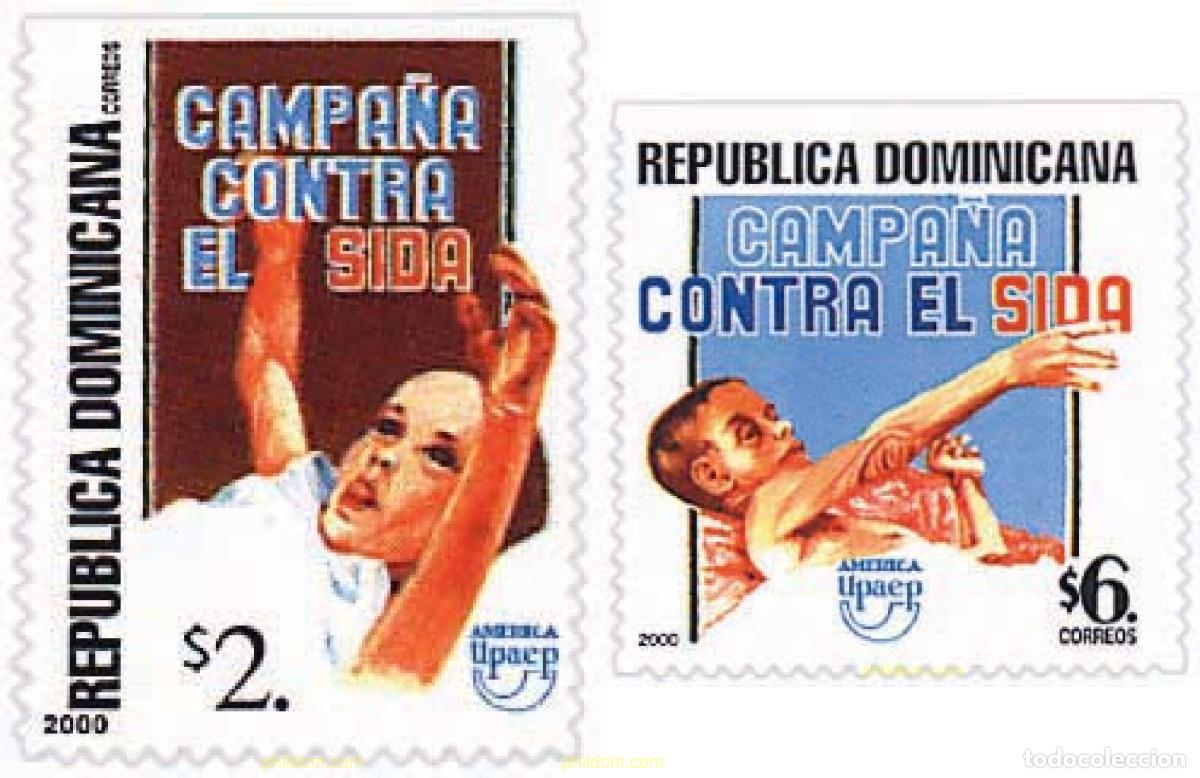 Francobolli: 64805 MNH DOMINICANA 2000 AMERICA-UPAEP 2000 - CAMPA&Ntilde;A CONTRA EL SIDA