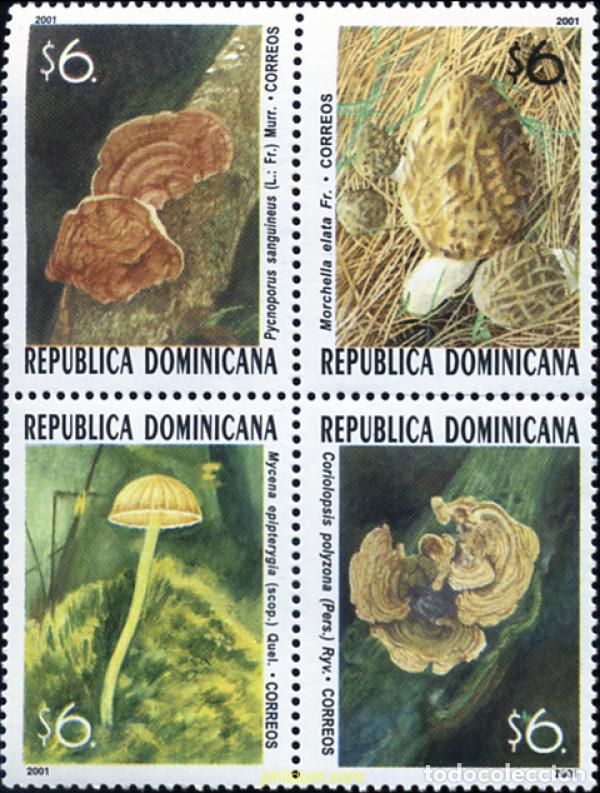 Timbres: 122292 MNH DOMINICANA 2001 SETAS