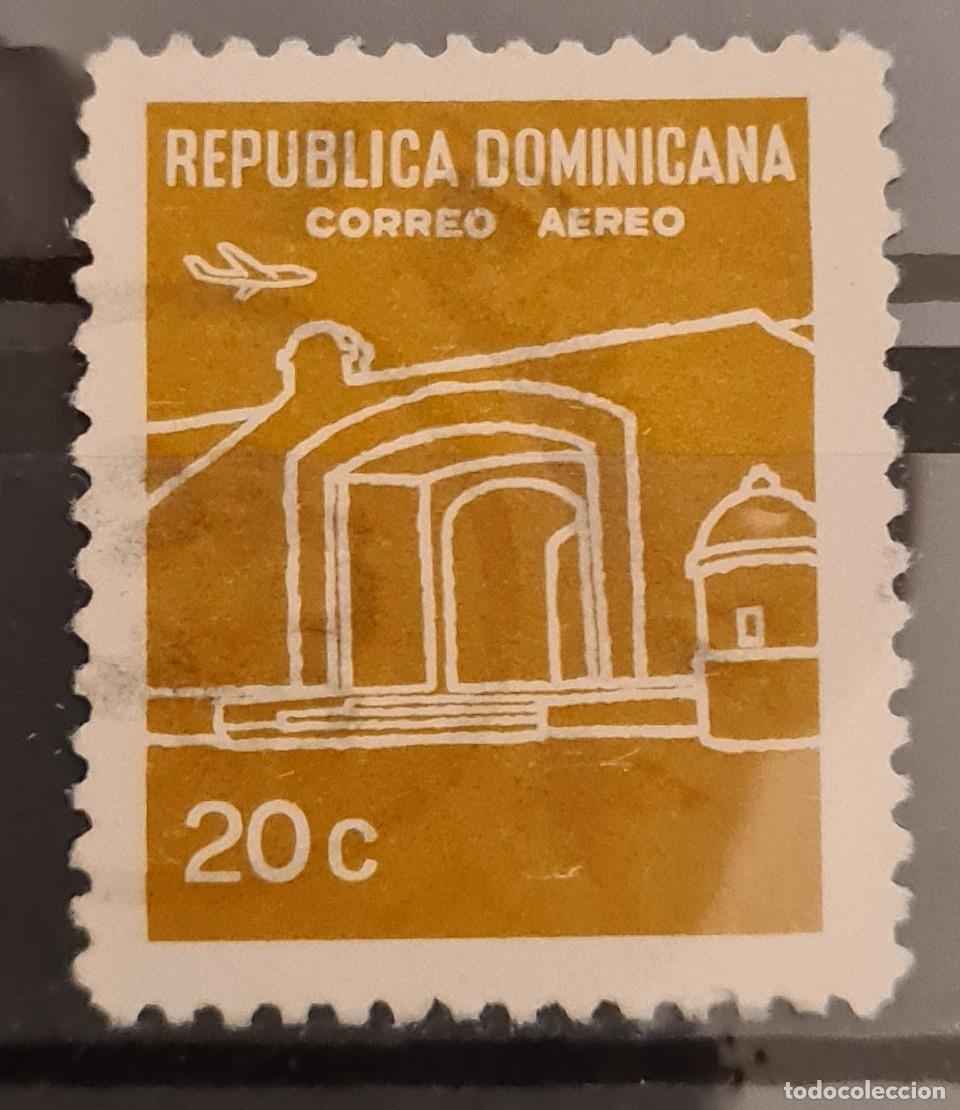 Sellos: Sello a&eacute;reo usado de la Rep&uacute;blica Dominicana 1967