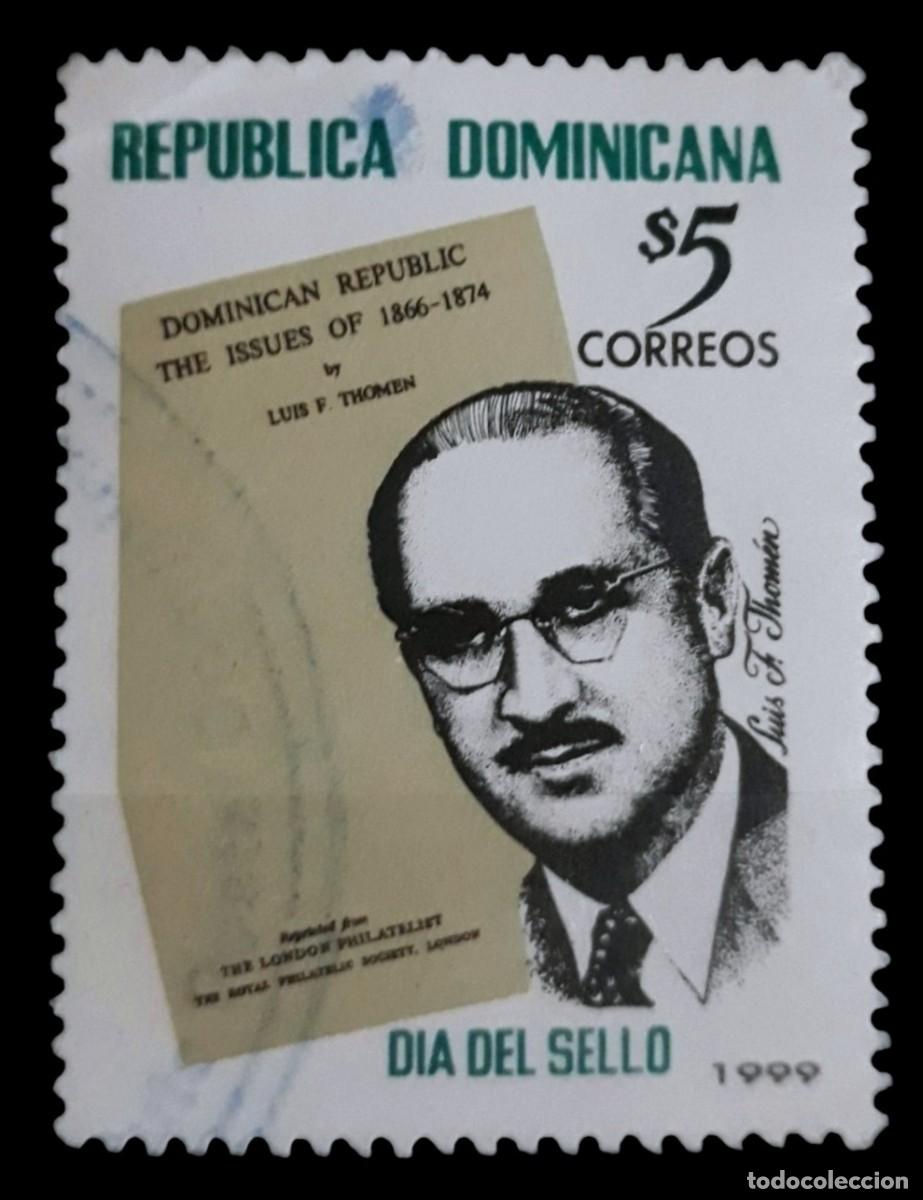 Sellos: REP&Uacute;BLICA DOMINICANA 1999 D&iacute;a del Sello. USADO.
