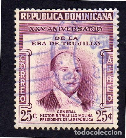 Sellos: R. Dominicana. General H&eacute;ctor Trujillo. 1955. YT-PA97. Usado