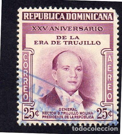 Sellos: R. Dominicana. General H&eacute;ctor Trujillo. 1955. YT-PA97. Usado
