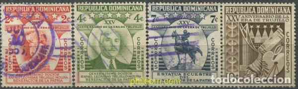 Sellos: 688288 USED DOMINICANA 1955 25 ANIVERSARIO DE LA ERA DE TRUJILLO