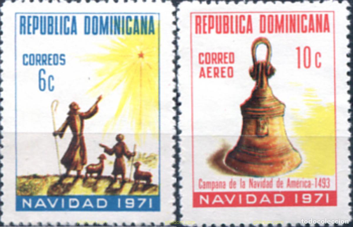 Sellos: 307571 MNH DOMINICANA 1971 NAVIDAD