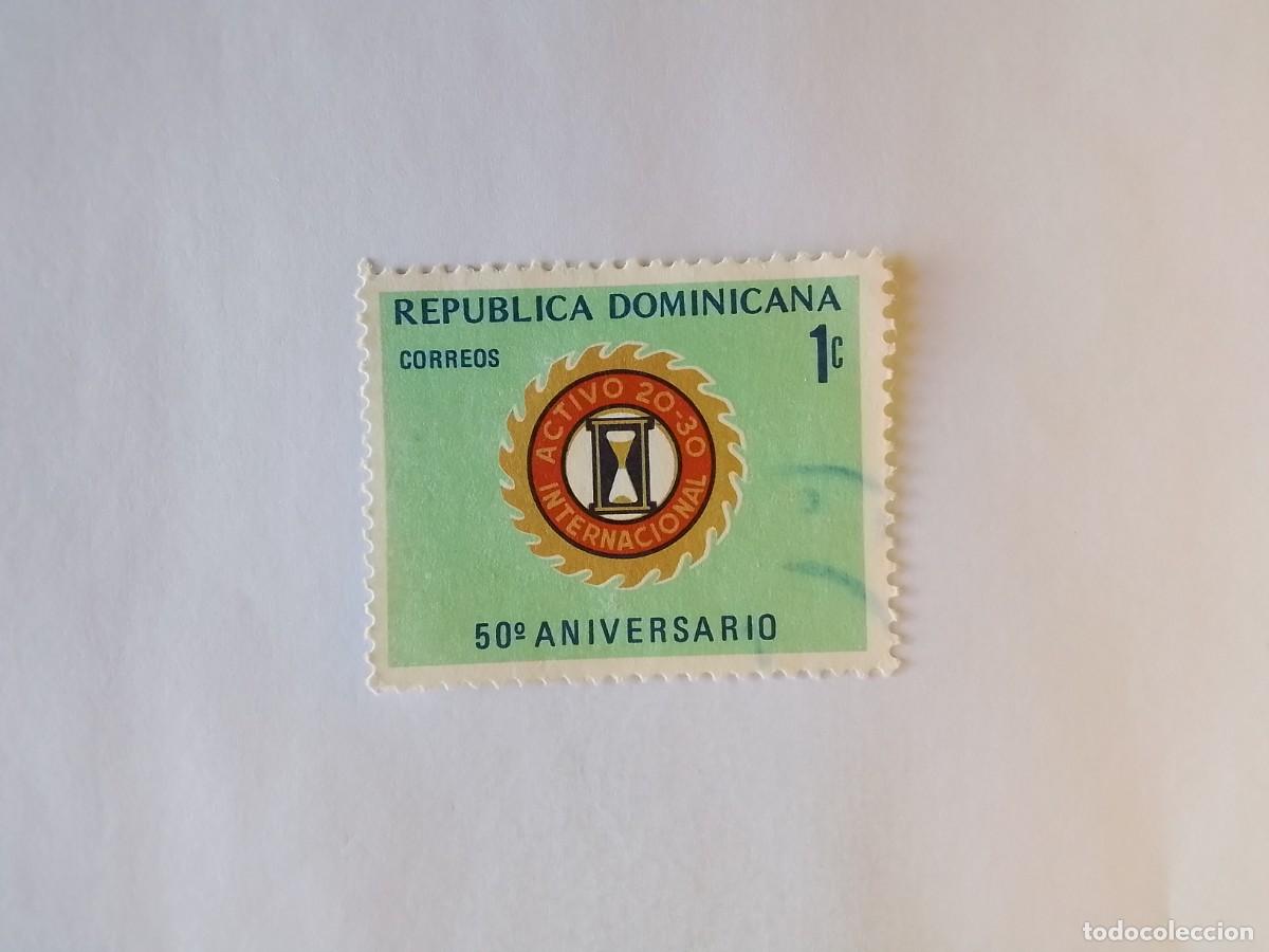 Sellos: A&Ntilde;O 1972 REP&Uacute;BLICA DOMINICANA SELLO USADO