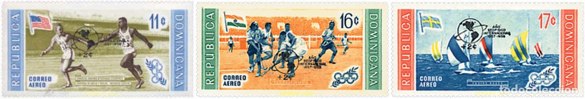 Sellos: 200852 MNH DOMINICANA 1959 A&Ntilde;O GEOFISICO INTERNACIONAL.