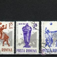Sellos: ++ RUMANIA / ROMANIA / ROUMANIE AÑO 1963 YVERT NR. 1937/41 USADO DEPORTES SPORT. Lote 13361166