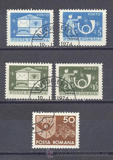 Sellos: RUMANIA, LOTE DE 5 USADO - Foto 1