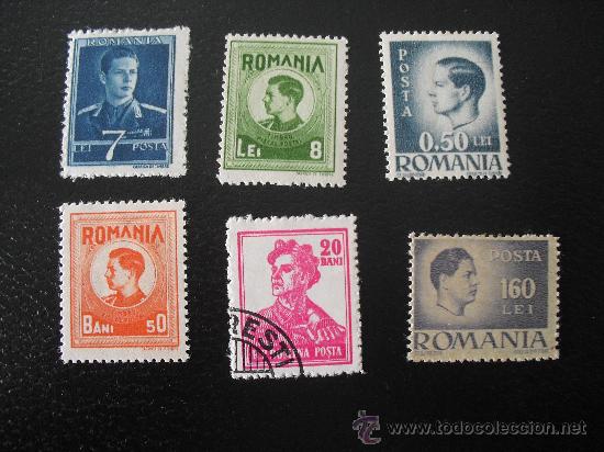 Sellos: 6 sellos de Rumania. - Foto 1