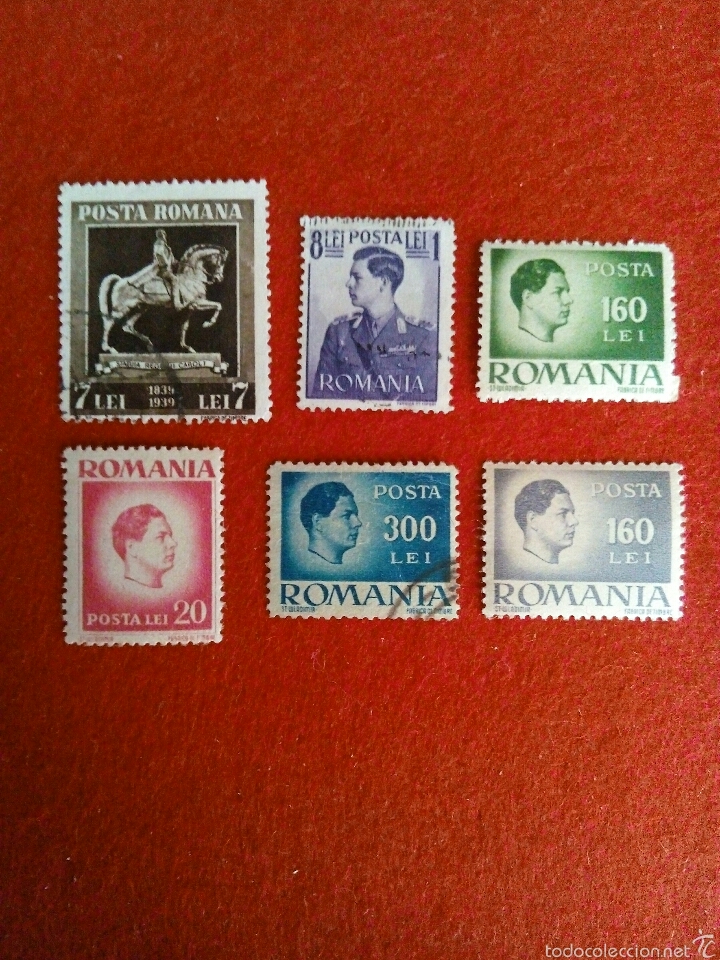 Sellos: RUMANIA 6 SELLOS DISTINTOS - Foto 1