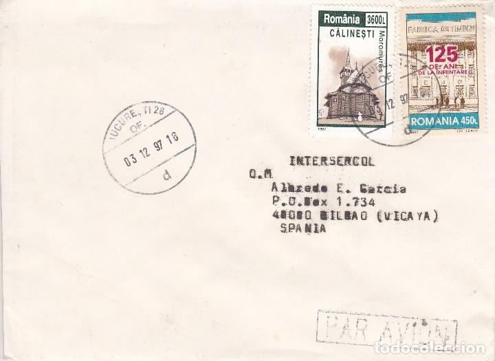 Sellos: SOBRE: 1997 RUMANIA - Foto 1