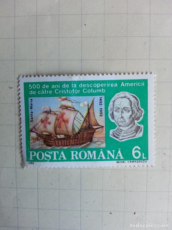 Sellos: RUMANIA - CRISTOBAL COLON . - Foto 1