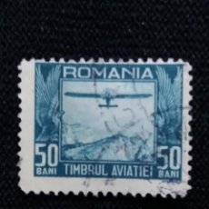 Sellos: RUMANIA, ROMANIA, 50 BANI, TRIMBRUL AVIATIEI, AÑO 1931, 