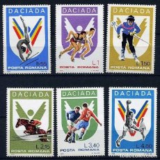 Selos: RUMANIA 1978 - DEPORTES - YVERT Nº 3127/3132**. Lote 222047082