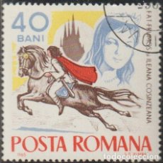 Sellos: RUMANIA 1965 SCOTT 1757 SELLO * CUENTOS DE HADAS, FABULAS FĂT-FRUMOS ON HORSEBACK AND ILEANA COSÂNZE
