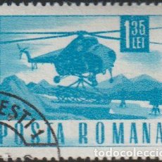 Sellos: RUMANIA 1968 SCOTT 1977 SELLO * TRANSPORTE POSTAL HELICOPTERO MIL MI-3 MICHEL 2647 YVERT 2355 POSTA