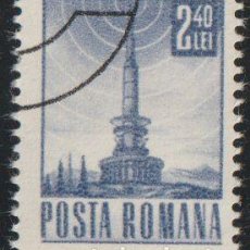 Francobolli: RUMANIA 1971 SCOTT 2276 SELLO * TRANSPORTE POSTAL TORRE COMUNICACIONES TV MICHEL 2960. Lote 269637308